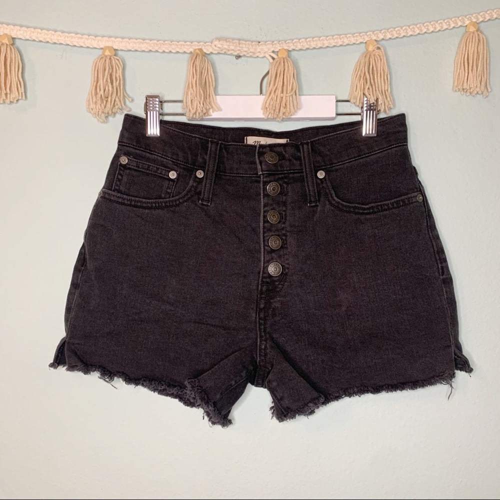 Madewell Button Fly High Rise Shorts